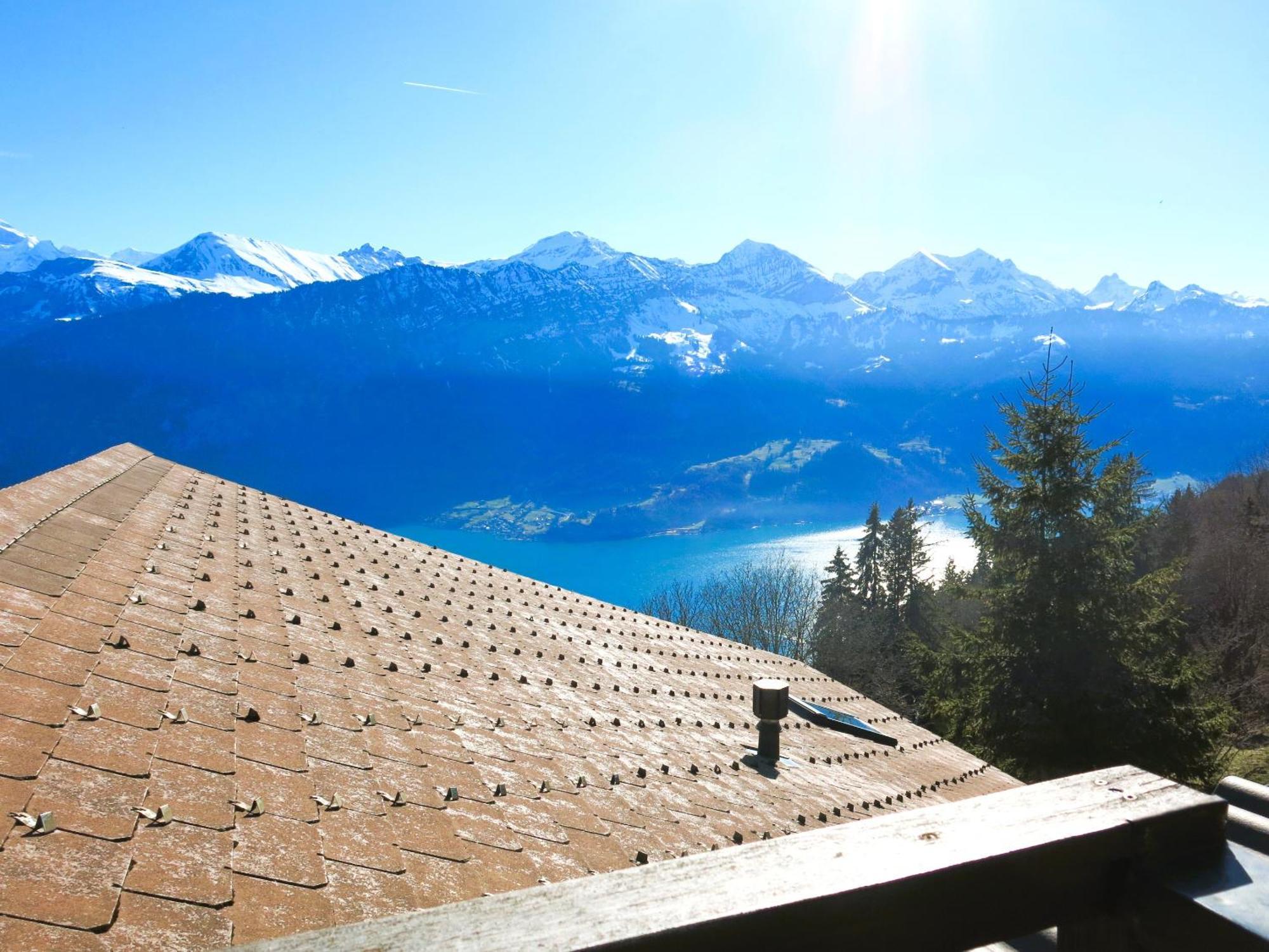 Chalet Lilo 4 Zimmer Big View Beatenberg Zewnętrze zdjęcie