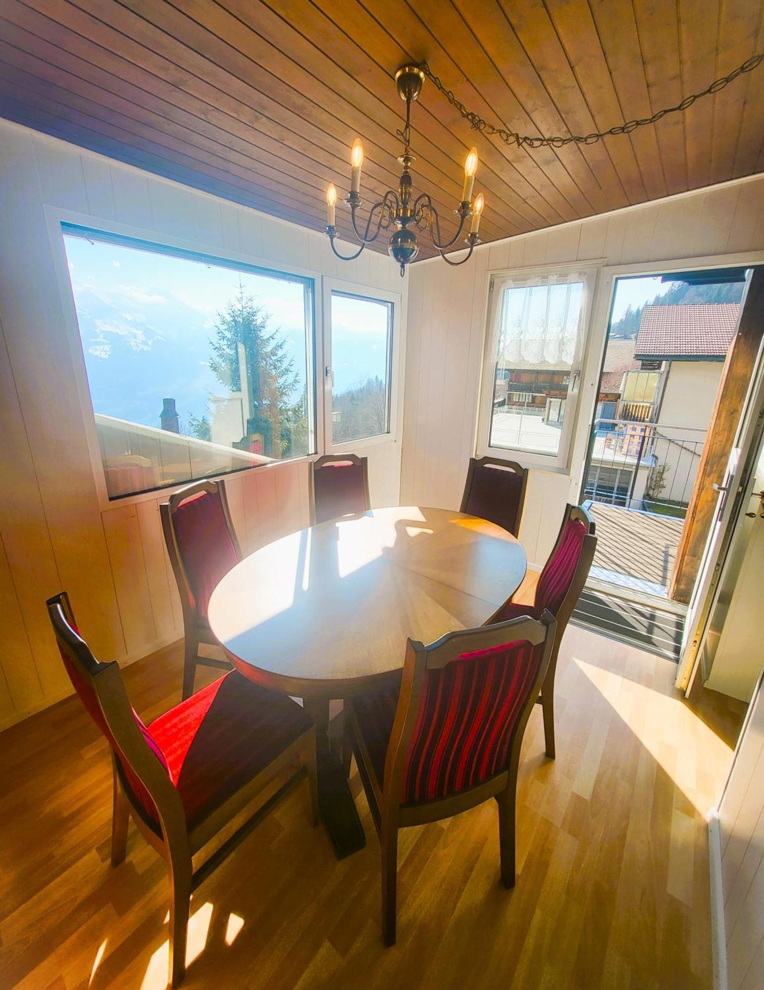 Chalet Lilo 4 Zimmer Big View Beatenberg Zewnętrze zdjęcie